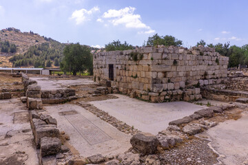 Excavations in archaeology park of Samaria settlement