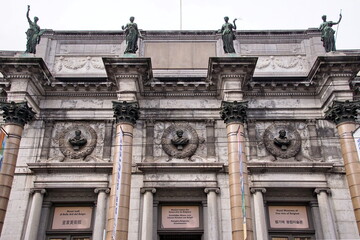 Fototapeta premium The Royal Museum of Fine Arts in the historical center of Brussels