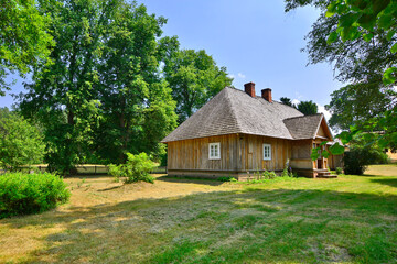 Forester's house in Florianka, Zwierzyniec, Poland