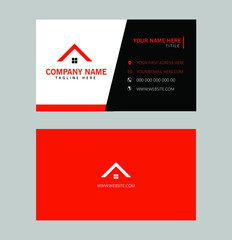 modern Real estate business card design template