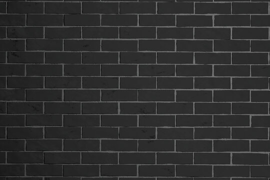 Blank brick stone wall texture mockup, front view