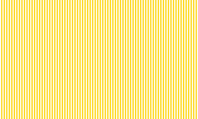 Yellow striped vertical line pattern on white background vector