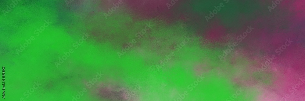 Aufkleber awesome abstract painting background graphic with sea green and old mauve colors and space for text or image. can be used as header or banner