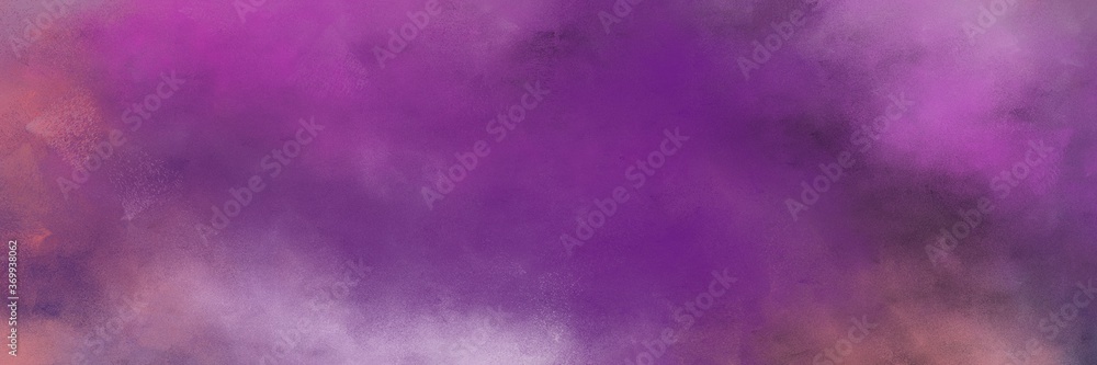 Poster beautiful abstract painting background graphic with antique fuchsia, pastel violet and pale violet red colors and space for text or image. can be used as horizontal header or banner orientation