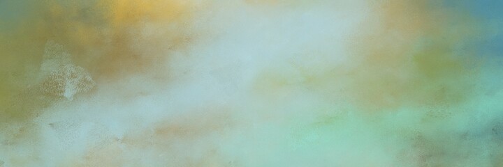 decorative abstract painting background texture with dark sea green, dark gray and pastel brown colors and space for text or image. can be used as horizontal background graphic