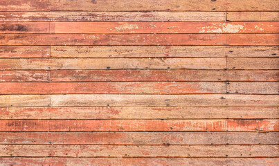 pattern detail of old red wood strip texture