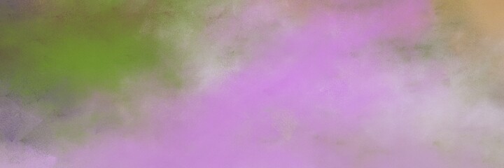 beautiful abstract painting background graphic with pastel purple and pastel brown colors and space for text or image. can be used as horizontal header or banner orientation
