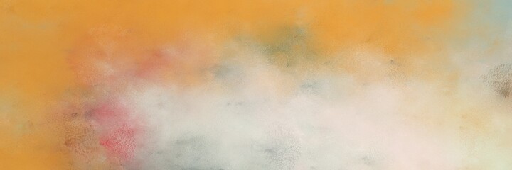 awesome abstract painting background graphic with tan and dark khaki colors and space for text or image. can be used as horizontal background texture