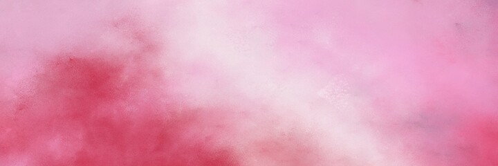 awesome abstract painting background texture with baby pink, pastel magenta and moderate pink colors and space for text or image. can be used as header or banner