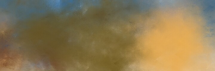beautiful abstract painting background graphic with pastel brown, sandy brown and dark khaki colors and space for text or image. can be used as horizontal background graphic