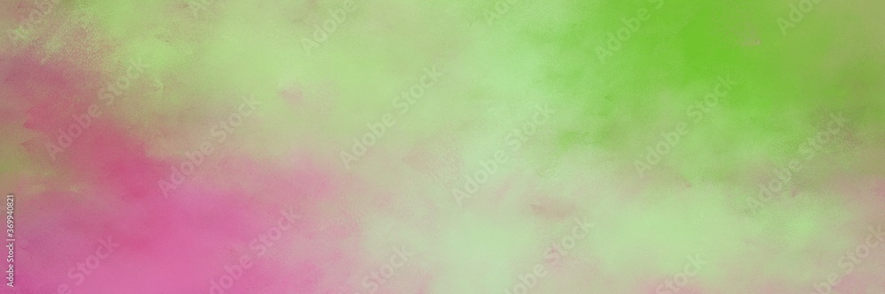 Aufkleber awesome abstract painting background graphic with tan, pale violet red and moderate green colors and space for text or image. can be used as horizontal background graphic