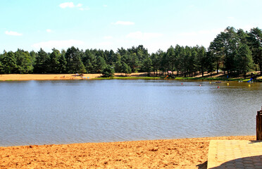 park, radawa, wypoczynek, pole, namiotowe, kemping, jezioro, basen, staw, zalew, kajaki, pływanie, turystyka, wypoczynek, pocią, ciuwcia, ciówcia, pomost, kąpiel, woda, morze, grzewa, krajobraz,  © woodyd