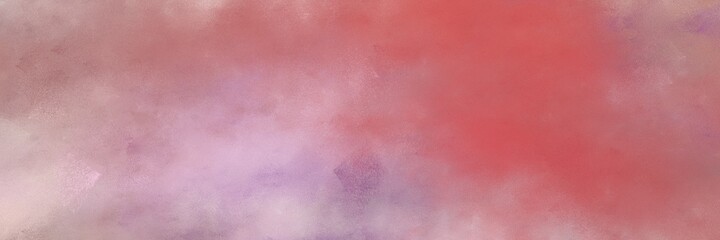 decorative abstract painting background graphic with rosy brown, thistle and indian red colors and space for text or image. can be used as horizontal background graphic