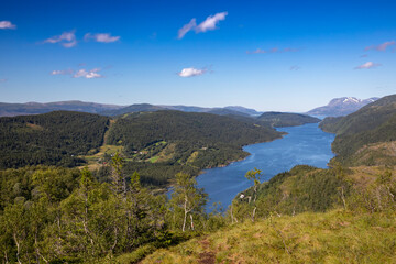 On a hike to the mountain Oertind in northern Norway