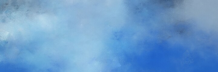 stunning corn flower blue, royal blue and steel blue colored vintage abstract painted background with space for text or image. can be used as horizontal background graphic