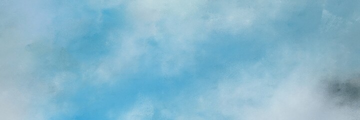 stunning sky blue and light steel blue color background with space for text or image. vintage texture, distressed old textured painted design. can be used as horizontal background graphic