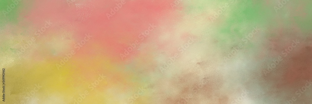Poster amazing abstract painting background graphic with dark khaki, tan and pastel gray colors and space for text or image. can be used as horizontal header or banner orientation