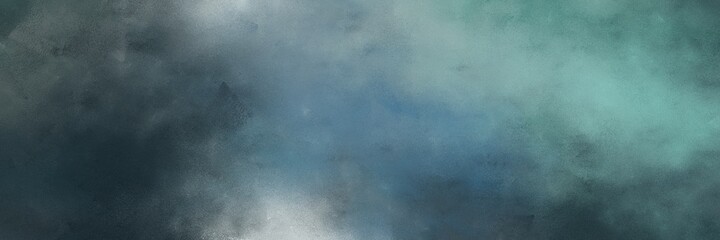 amazing vintage abstract painted background with slate gray, very dark blue and ash gray colors and space for text or image. can be used as horizontal background graphic