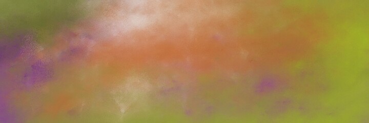 Fototapeta premium decorative vintage abstract painted background with pastel brown, silver and tan colors and space for text or image. can be used as horizontal background texture