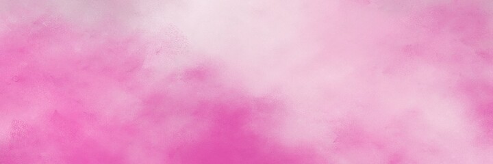 beautiful pastel magenta, pastel pink and pale violet red colored vintage abstract painted background with space for text or image. can be used as horizontal header or banner orientation