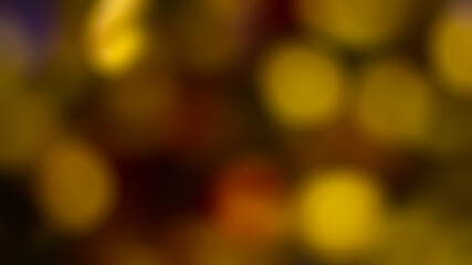 christmas garland bokeh lights