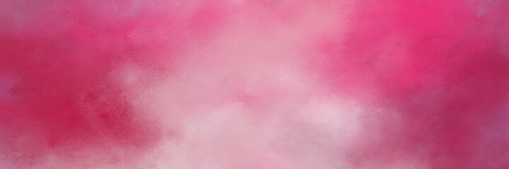 stunning moderate pink, pastel magenta and pale violet red colored vintage abstract painted background with space for text or image. can be used as header or banner