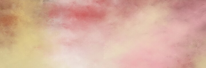 amazing vintage abstract painted background with tan, antique white and pastel brown colors and space for text or image. can be used as horizontal background graphic