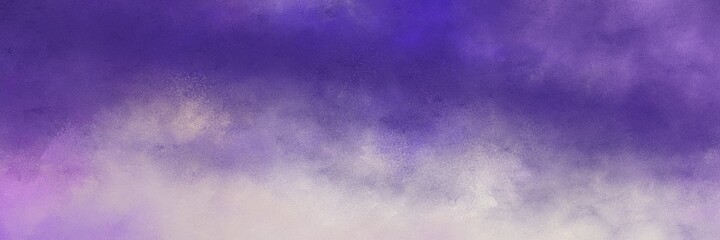 awesome vintage abstract painted background with dark slate blue, thistle and pastel violet colors and space for text or image. can be used as horizontal background texture