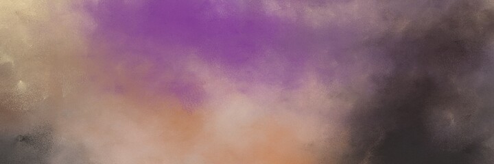 amazing antique fuchsia, very dark violet and tan colored vintage abstract painted background with space for text or image. can be used as horizontal header or banner orientation