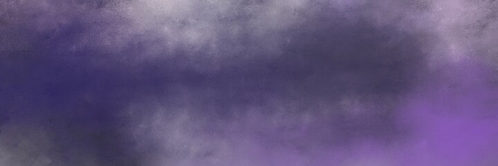 stunning dim gray, dark slate blue and pastel purple colored vintage abstract painted background with space for text or image. can be used as horizontal background graphic
