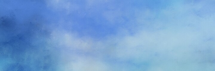 stunning abstract painting background texture with corn flower blue, teal blue and steel blue colors and space for text or image. can be used as postcard or poster