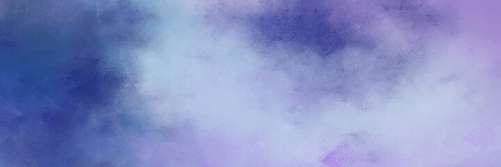 stunning light pastel purple, dark slate blue and slate blue colored vintage abstract painted background with space for text or image. can be used as horizontal background graphic