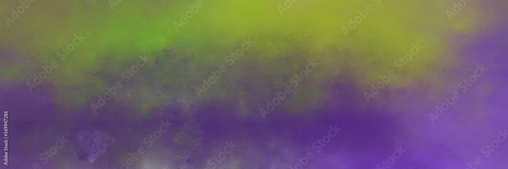 Poster awesome abstract painting background texture with dim gray, olive drab and slate blue colors and space for text or image. can be used as horizontal header or banner orientation