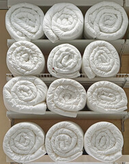 Duvets in rolls