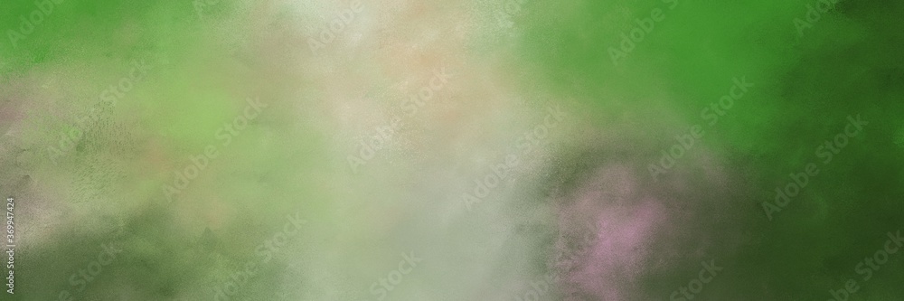 Poster decorative abstract painting background texture with dark sea green, dark olive green and pastel gra
