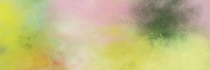 decorative abstract painting background graphic with tan, dark olive green and pastel gray colors and space for text or image. can be used as header or banner