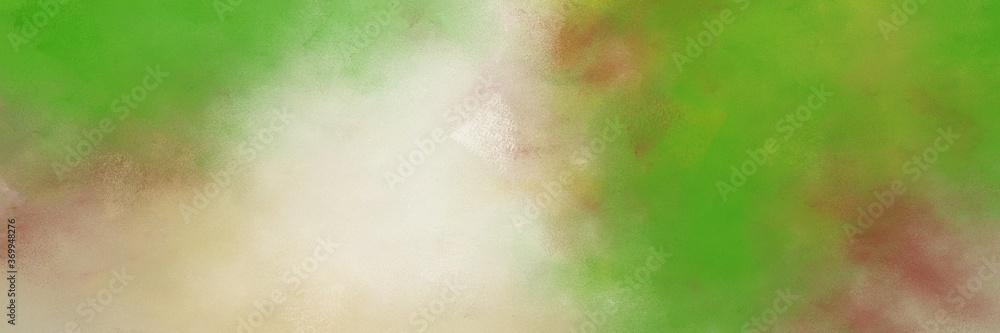 Poster awesome abstract painting background texture with olive drab, pastel gray and tan colors and space for text or image. can be used as horizontal background texture