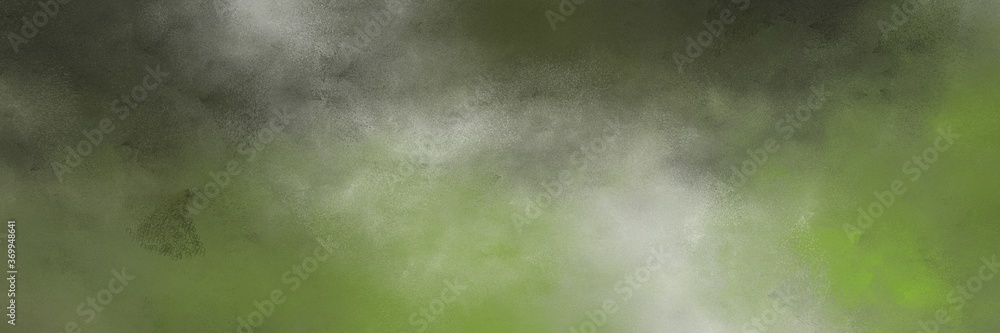 Poster awesome abstract painting background texture with pastel brown, dark olive green and ash gray colors