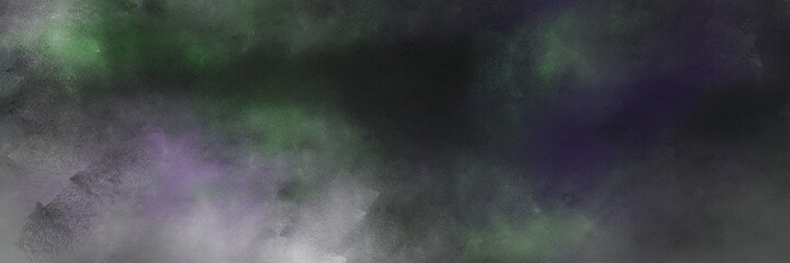 amazing dark slate gray and dark gray colored vintage abstract painted background with space for text or image. can be used as horizontal header or banner orientation