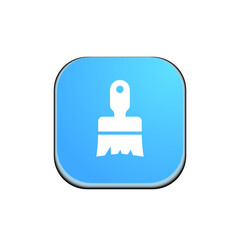 Fototapeta premium Brush - Button