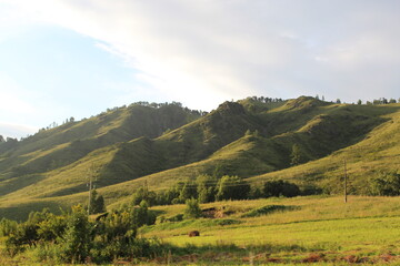Obraz premium górski krajobraz latem