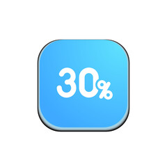 30% -  Button