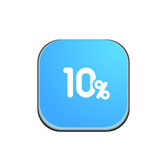 10% -  Button