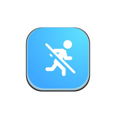 Obraz premium Do Not Enter - Button