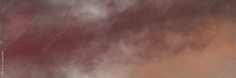 Aufkleber awesome abstract painting background graphic with pastel brown, old mauve and gray gray colors and space for text or image. can be used as horizontal background graphic