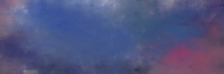 stunning vintage abstract painted background with dark slate blue, old lavender and light slate gray colors and space for text or image. can be used as header or banner