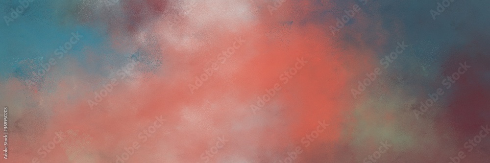 Poster beautiful abstract painting background graphic with rosy brown, dim gray and silver colors and space for text or image. can be used as horizontal background texture