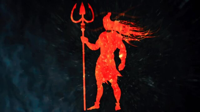 mahadev, lord Shiva festival animation. greeting & wishing,Hindu God, animated Shiva,lord Shiva, Indian God of Hindu with message Om Namah Shivay,Lord shiv Energy and power,


