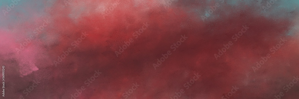Aufkleber beautiful abstract painting background texture with old mauve, indian red and light slate gray colors and space for text or image. can be used as header or banner