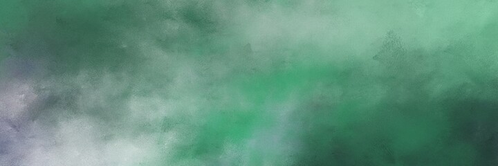 beautiful vintage abstract painted background with slate gray and silver colors and space for text or image. can be used as horizontal background graphic